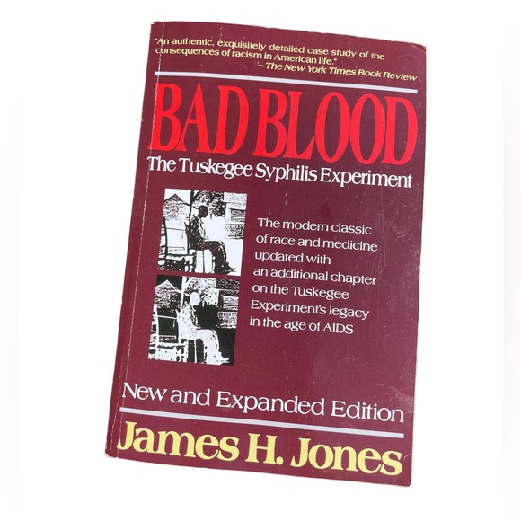 Book Softcover Bad Blood The Tuskegee Syphilis Experiment Good Condition - Picture 1 of 8